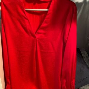 Elegant Red Women's Top